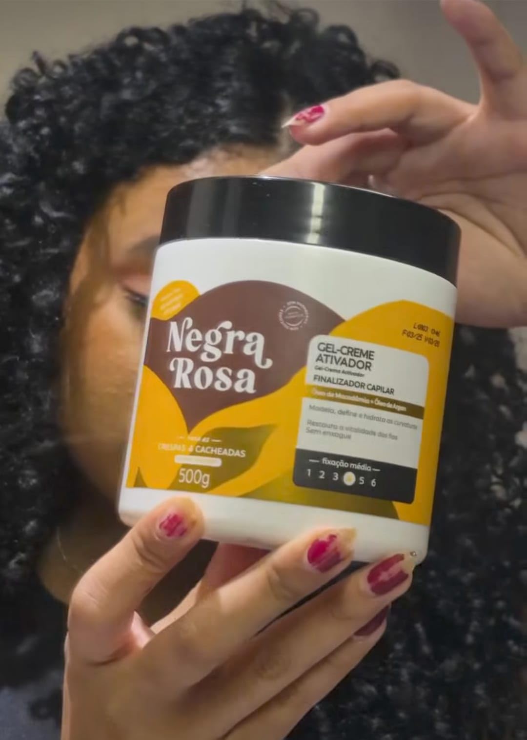 GEL CREME ATIVADOR DE CACHOS NEGRA ROSA | Amazon.com.br